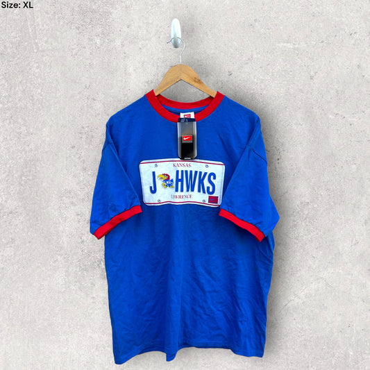 KANSAS JAYHAWKS VINTAGE NIKE T-SHIRT