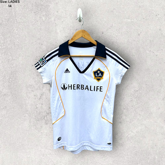 LA GALAXY 2008 HOME BECKHAM LADIES JERSEY