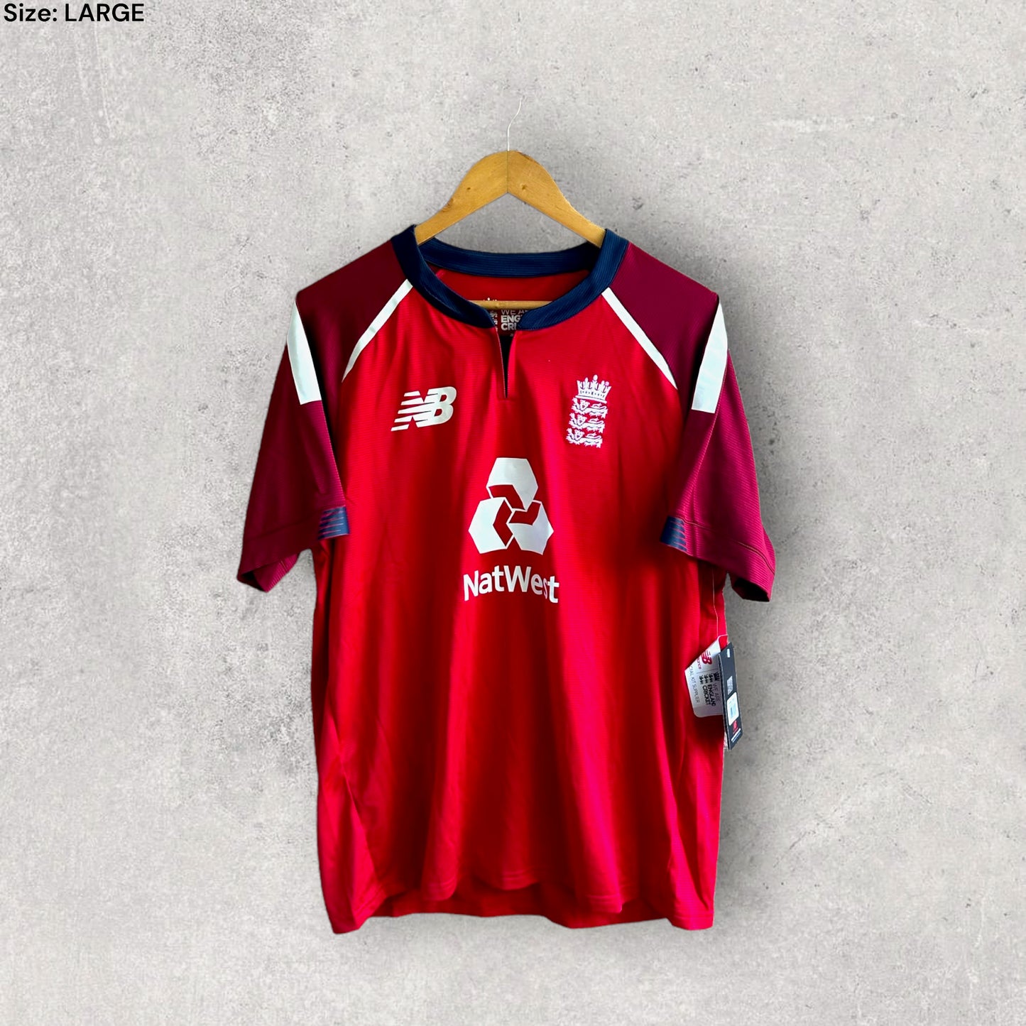 ENGLAND CRICKET ODI JERSEY BRAND NEW WITH TAGS