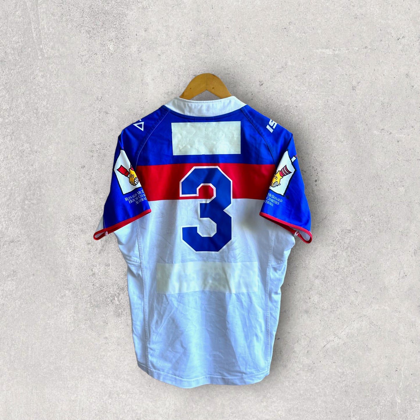 NEWCASTLE KNIGHTS PLAYER ISSUED JERSEY #3