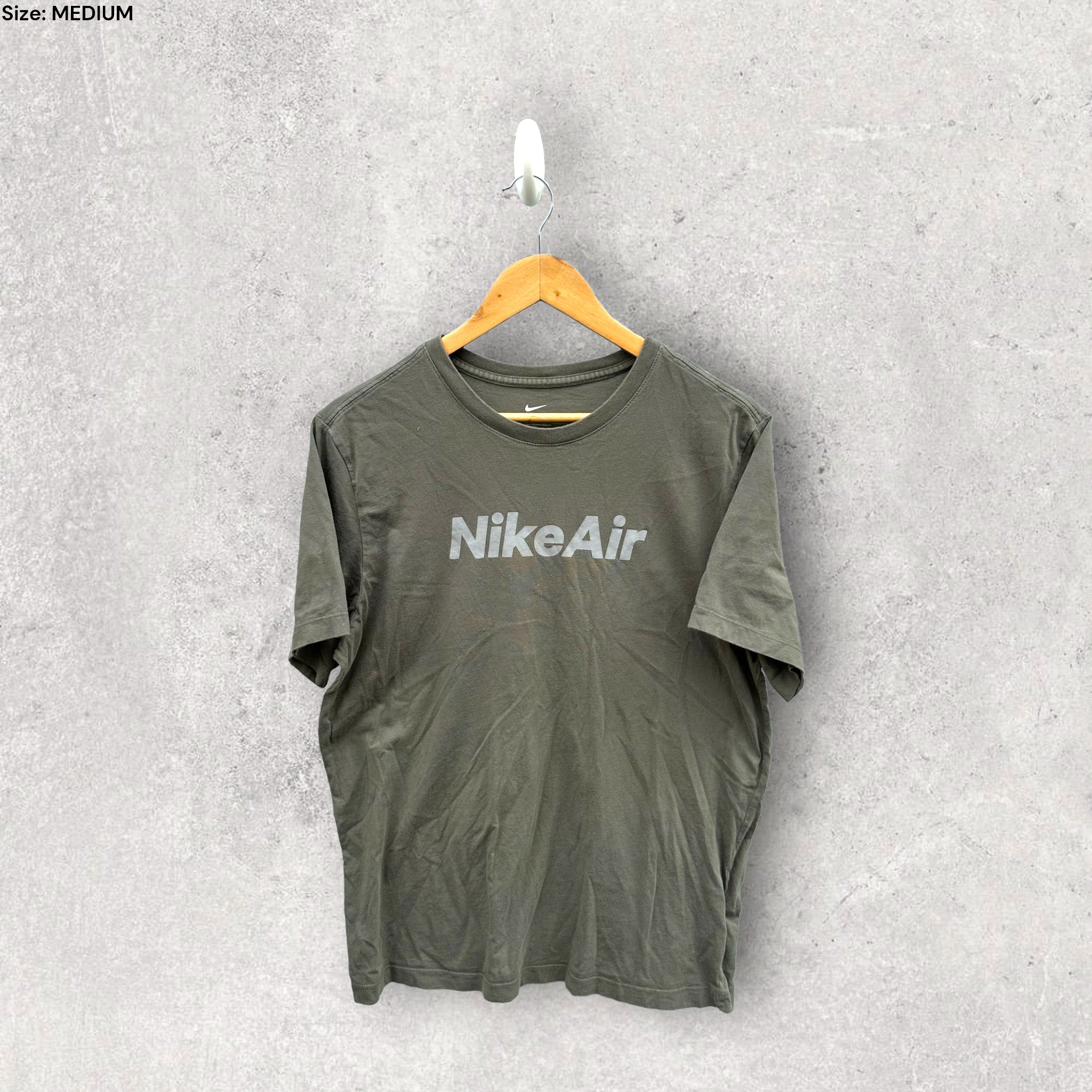 NIKE AIR OLIVE GREEN T SHIRT