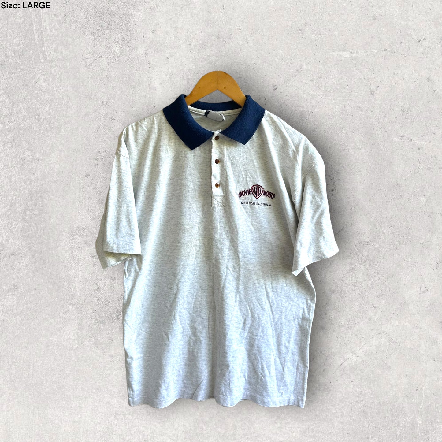 MOVIE WORLD VINTAGE POLO SHIRT