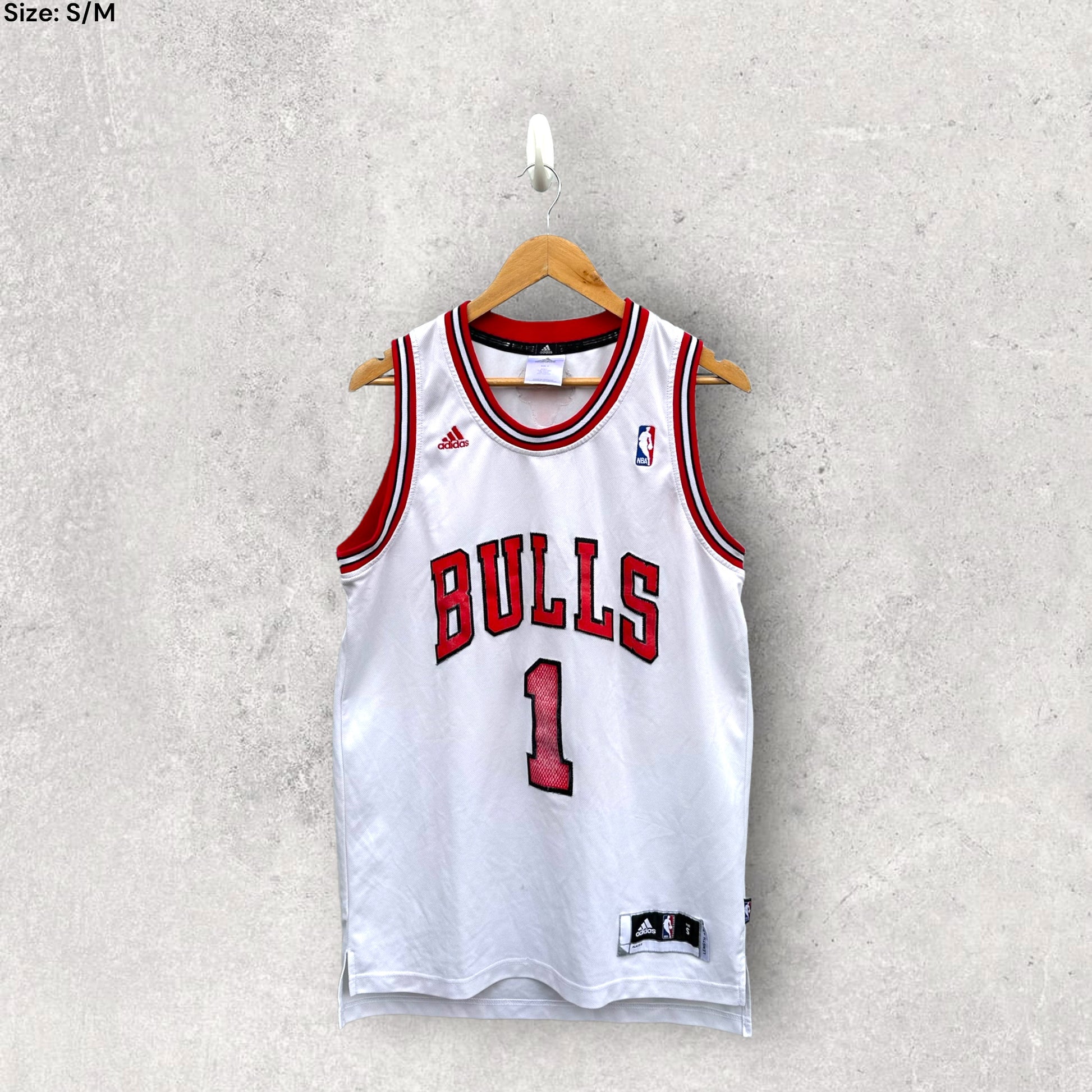 Derrick Rose Chicago Bulls adidas Youth Replica Home Jersey - White