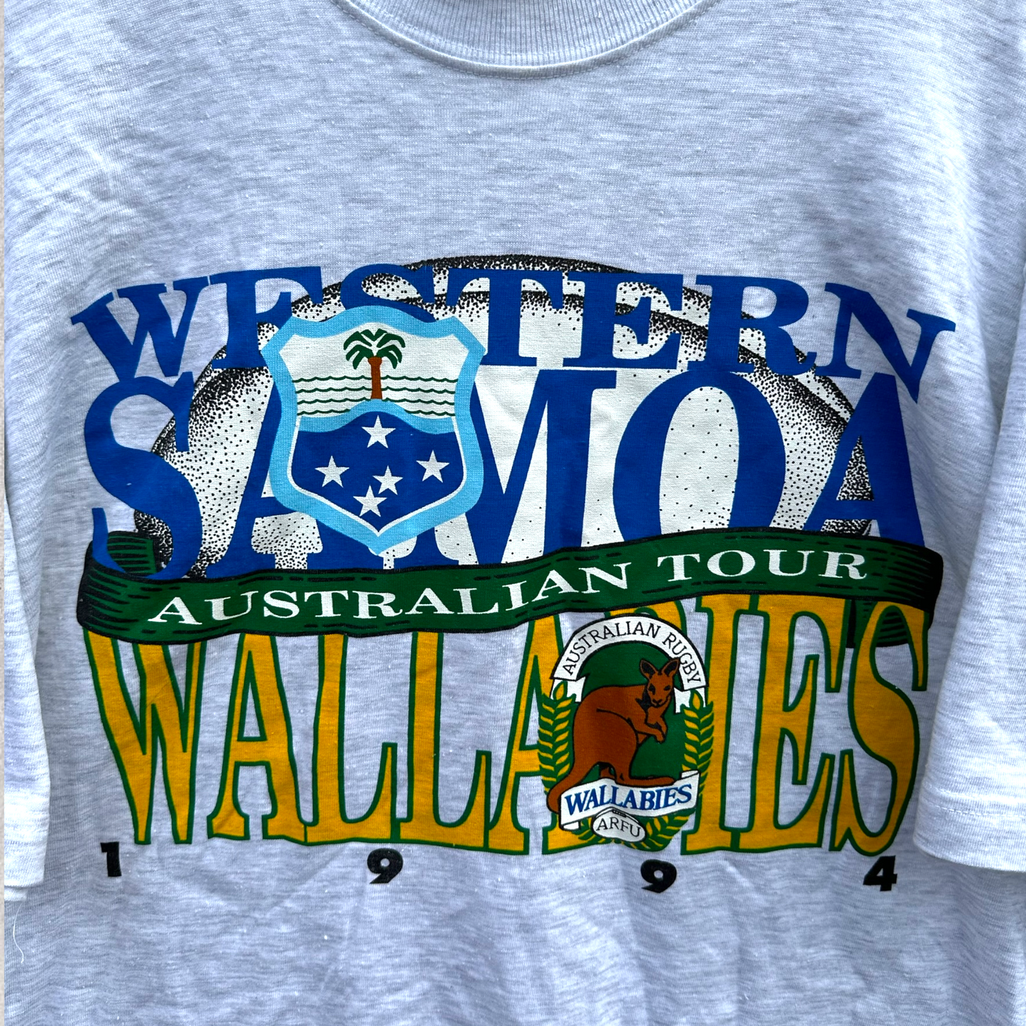 WESTERN SAMOA X WALLABIES 1994 VINTAGE T-SHIRT