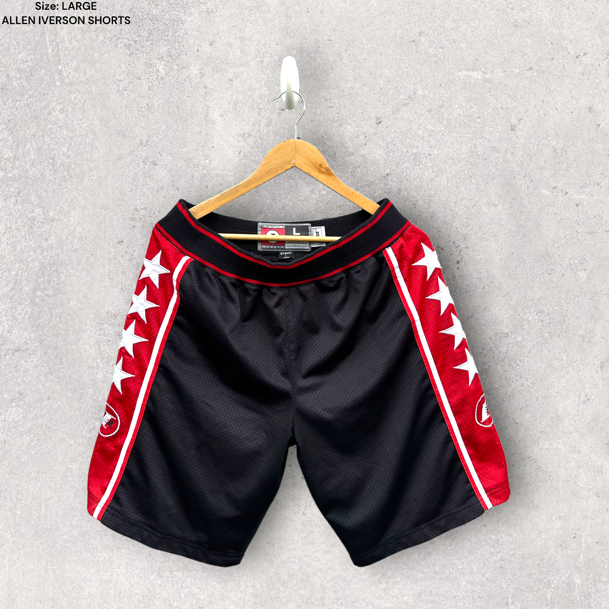 ALLEN IVERSON BASKETBALL SHORTS THRILLOFTHETHRIFT