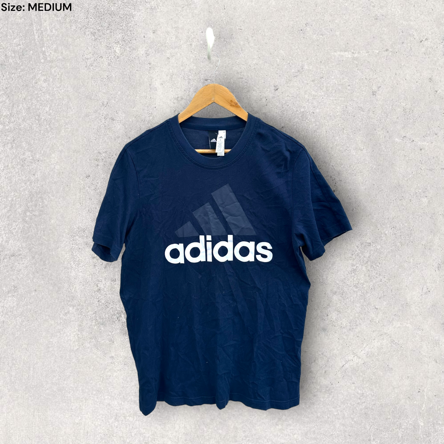 ADIDAS NAVY BLUE T-SHIRT