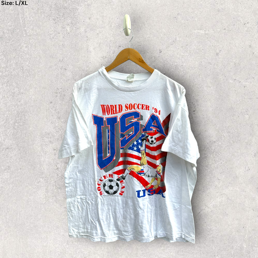 USA 1994 FOOTBALL WORLD CUP VINTAGE T-SHIRT