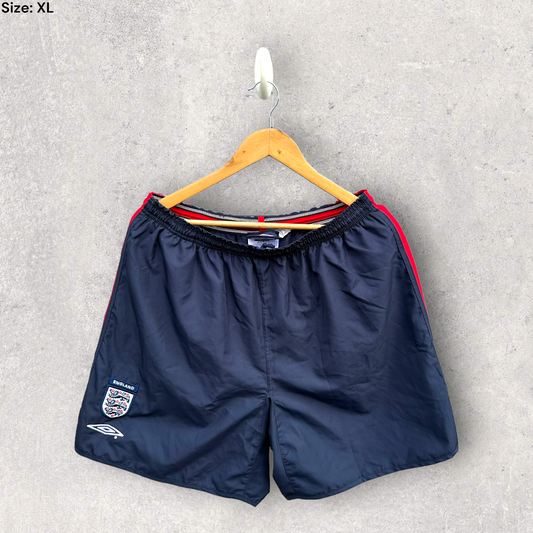 ENGLAND UMBRO VINTAGE SHORTS