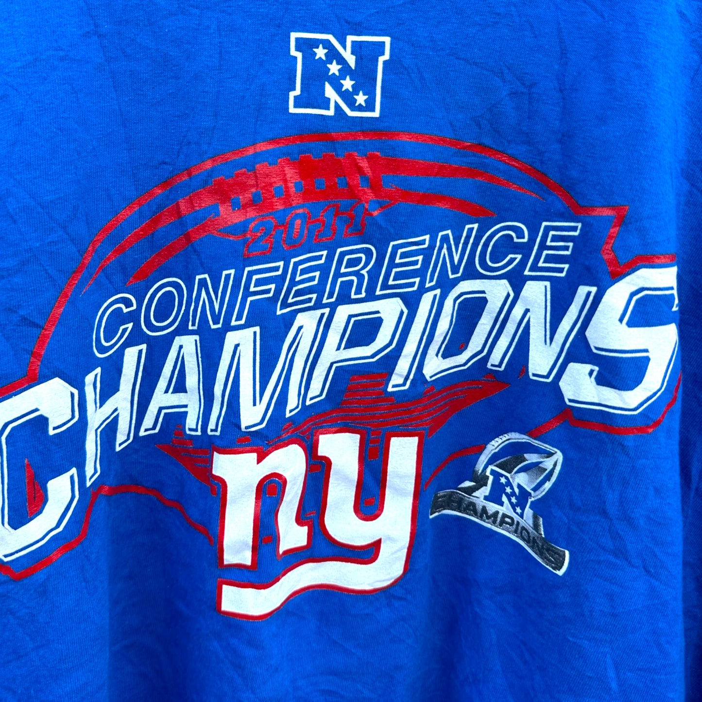 NEW YORK GIANTS 2011 CONFERENCE CHAMPIONS T-SHIRT