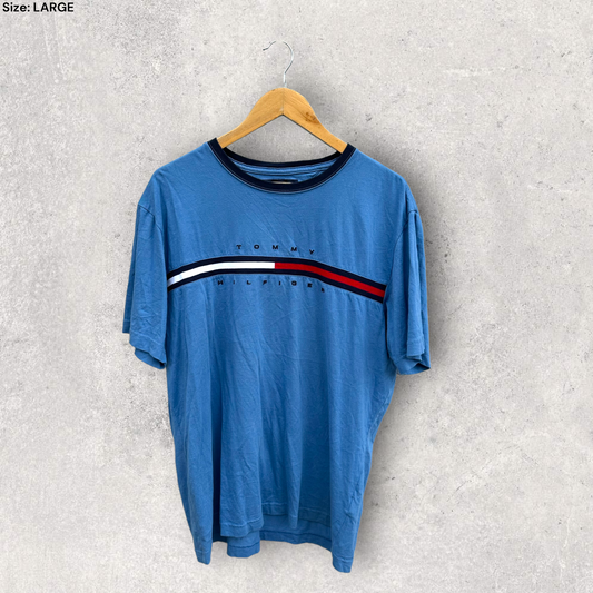 TOMMY HILFIGER BLUE T-SHIRT